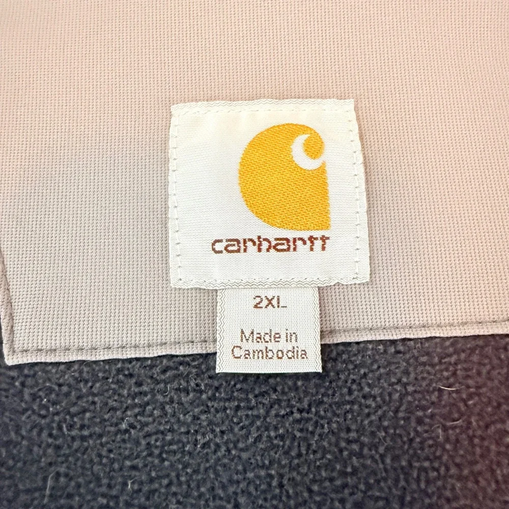 CARHARTT Rain‎ Defender Relaxed Fit Heavyweight Softshell Jacket Charcoal 2XL